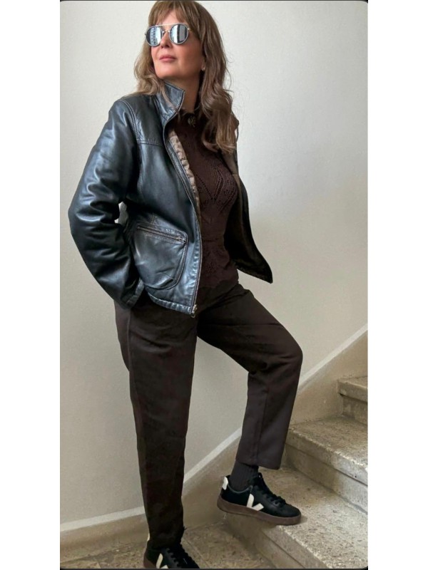 2 in 1 / Çift Taraflı Deri & Puffer Ceket