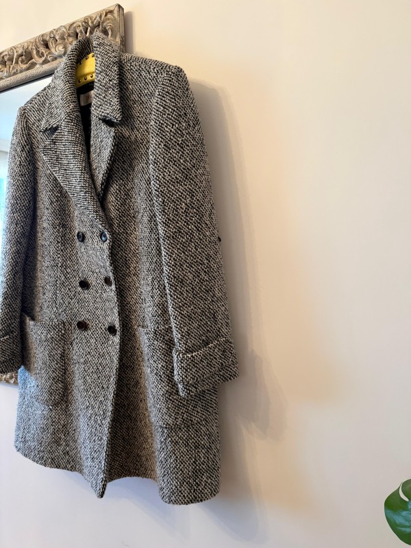 Tüvit Kruvaze Vintage Kaban