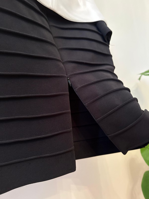 Vintage Cachet  Siyah-Beyaz Bluz