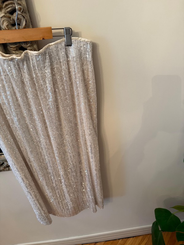 Vintage Full Payet Etek / Bluz Takım 