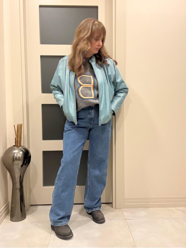 Vintage Deri Bomber Ceket