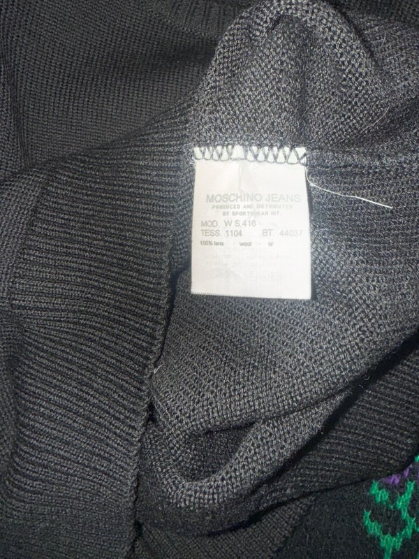 Moschino Jeans Çiçek Nakışlı Kazak