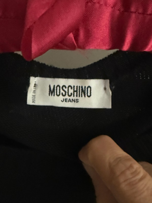 Moschino Jeans Çiçek Nakışlı Kazak