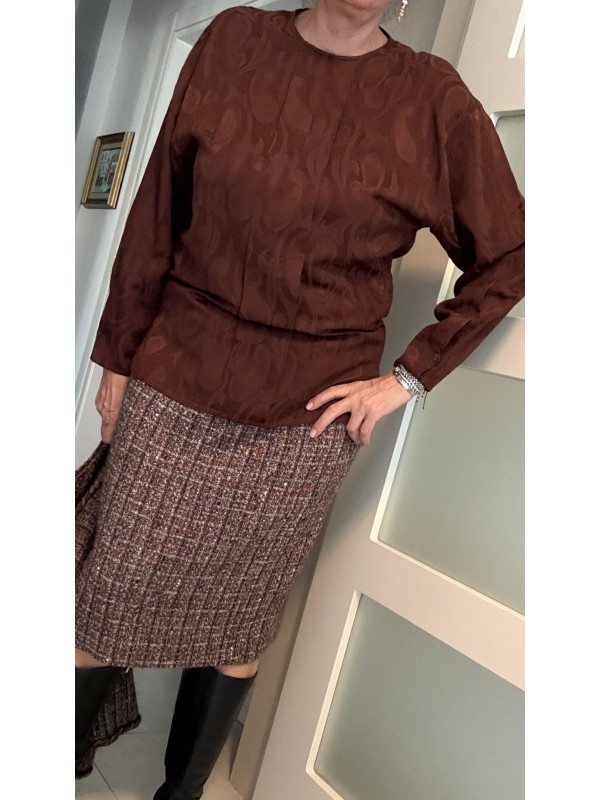 Beymen şal desenli bluz