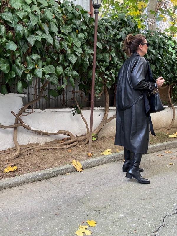 Derimod Vintage Nakışlı Trençkot