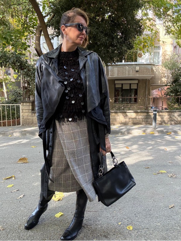 Armani Jeans Pullu Siyah Kazak