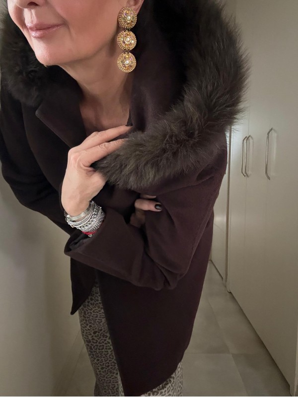 Ellen Tracy Vintage Kahverengi Kaban