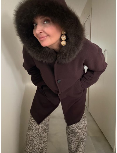 Ellen Tracy Vintage Kahverengi Kaban