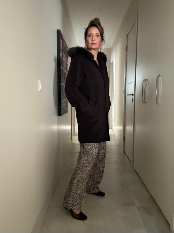 Ellen Tracy Vintage Kahverengi Kaban