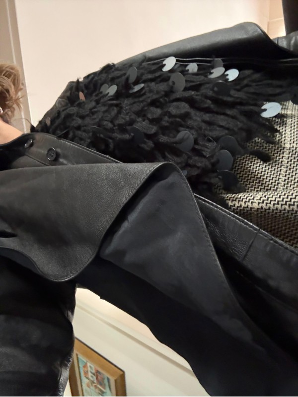 Armani Jeans Pullu Siyah Kazak