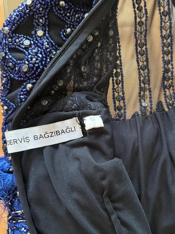 Derviş Bağzıbağlı Püsküllü Abiye Elbise