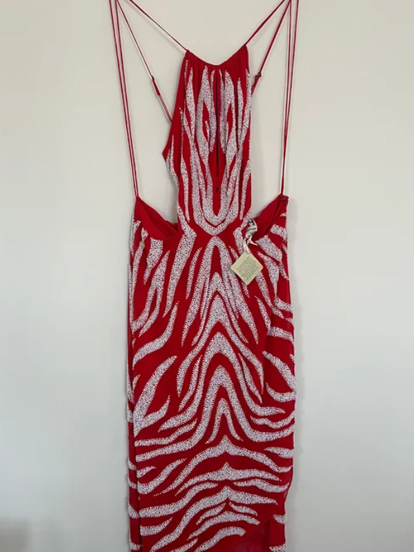 Haute Hippie Boncuklu İpek Elbise