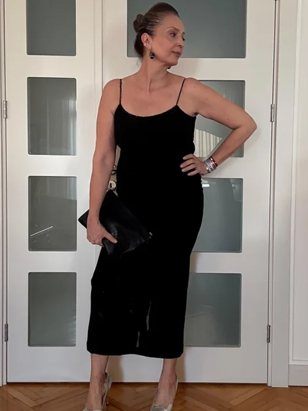 Vintage Özel Dikim Jarse Elbise