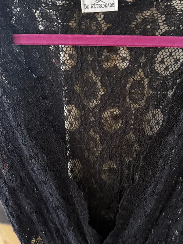 Be Retrokare Vintage Dantel Plaj Elbise