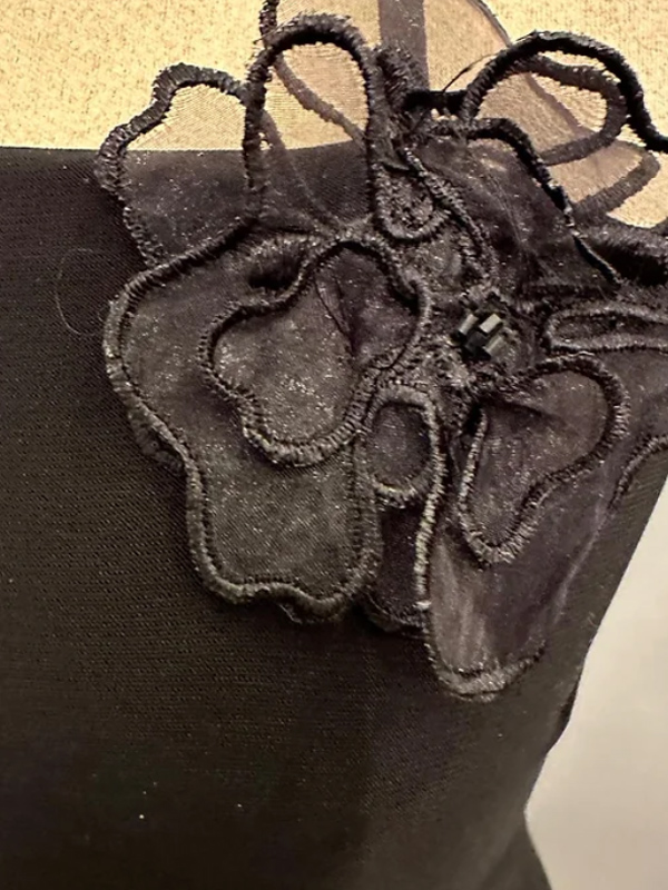 Vintage  Abiye  Siyah Elbise