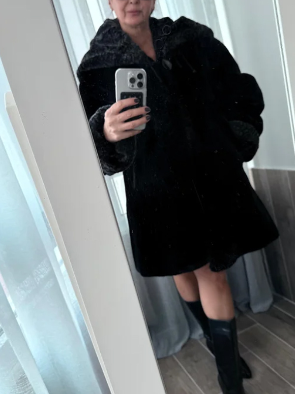 Premium Vintage Kapüşonlu Peluş