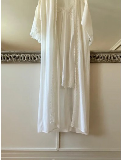 Vintage Mini Gecelik&Sabahlık Takım