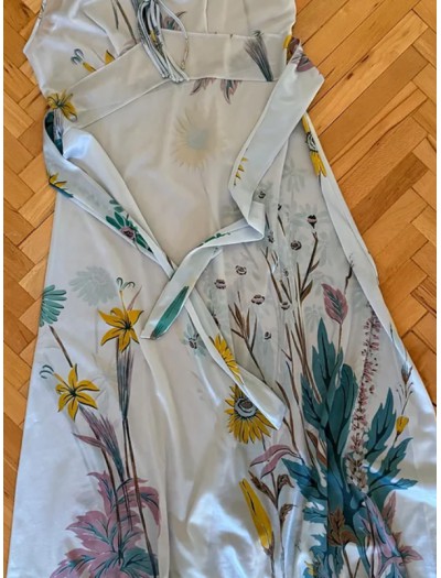 Vintage 80s Desenli  Gecelik