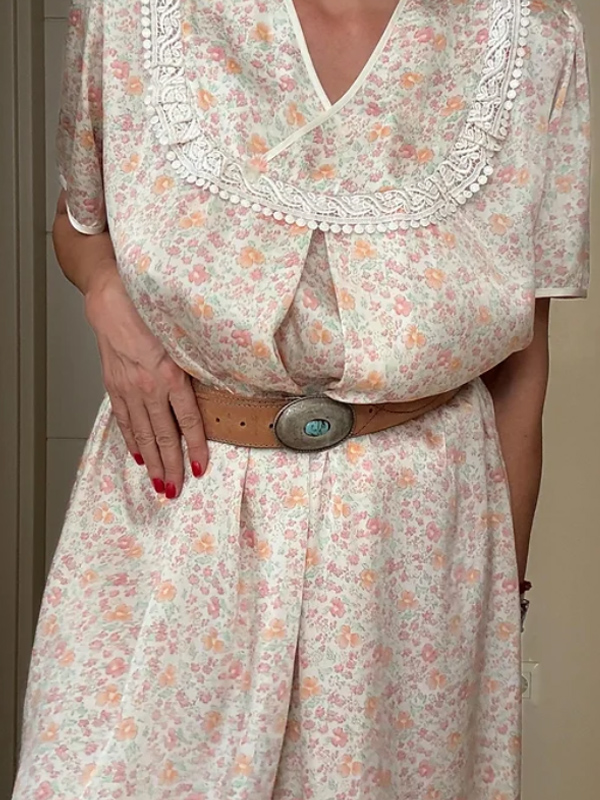 Vintage Saten Gecelik