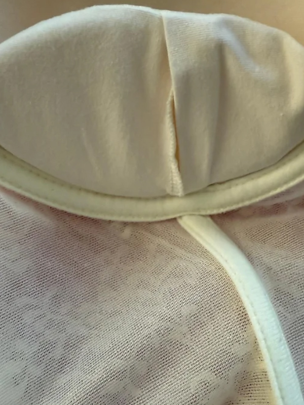 Vintage Dantel Taşlı Krem Büstiyer