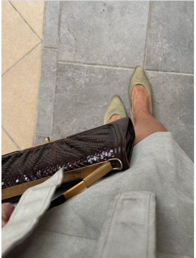 Vintage Saten Ayakkabı