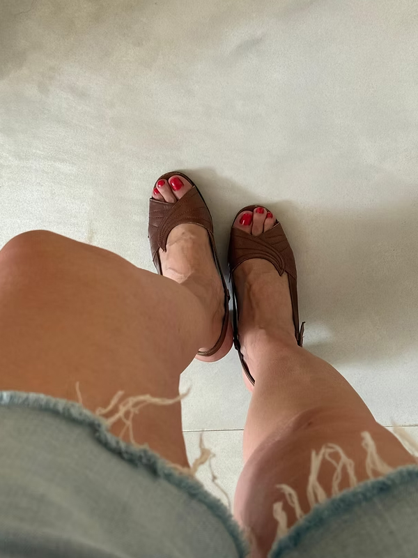 Vintage Deri Sandalet