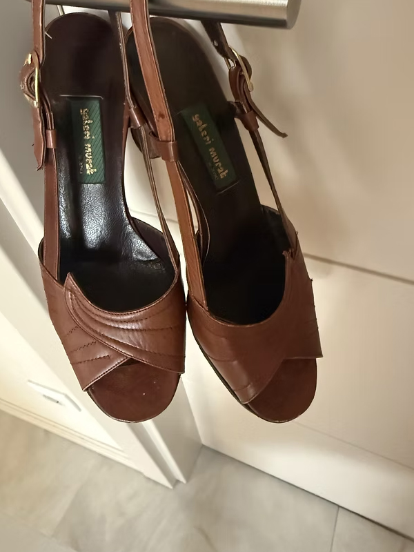 Vintage Deri Sandalet