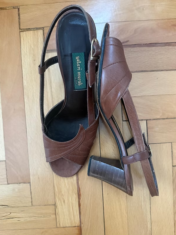 Vintage Deri Sandalet