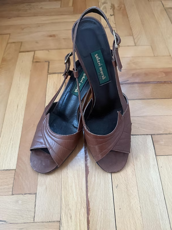 Vintage Deri Sandalet