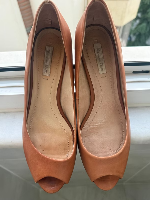 Massimo Dutti Kısa Topuklu Sandalet