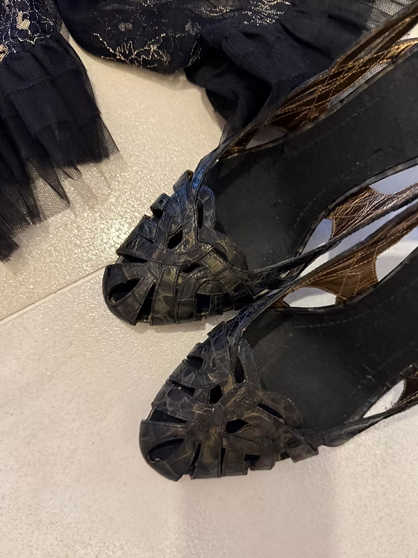 Vintage İtalyan İki Renkli Ayakkabı