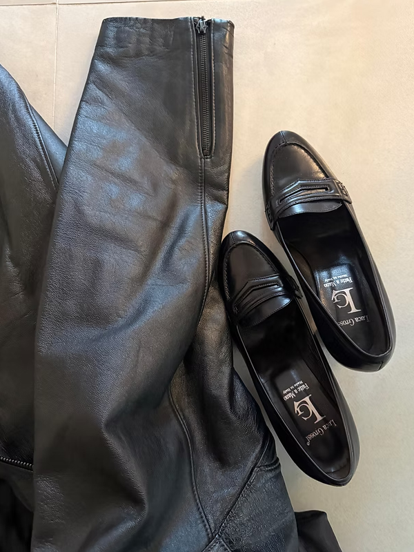 Vintage İtalyan / Luca Grossi Deri Ayakkabı