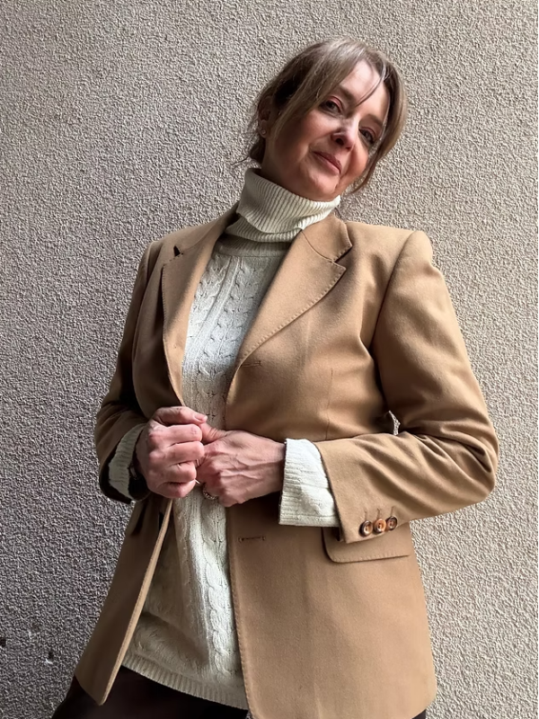 Camel Yün&Kaşmir Ceket