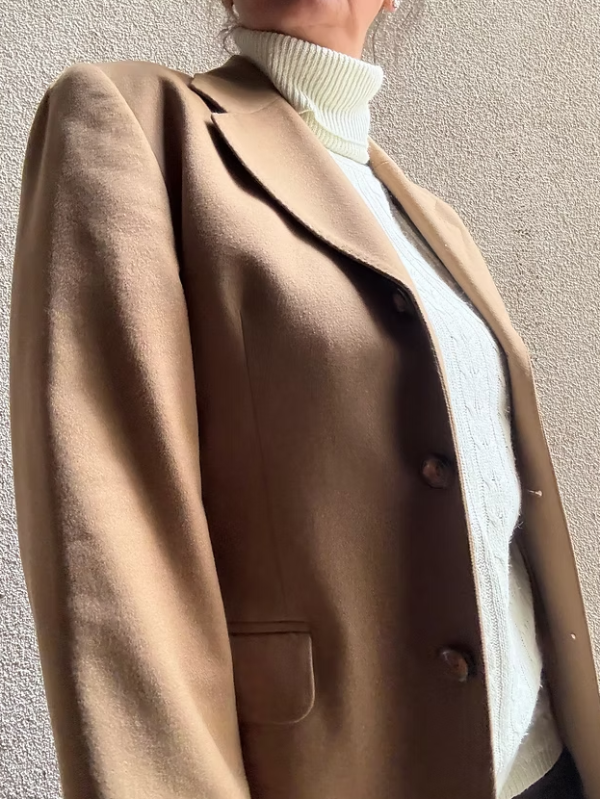 Camel Yün&Kaşmir Ceket