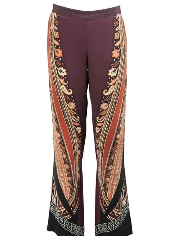 ETRO Italy Şal Desenli Multicolor Pantolon