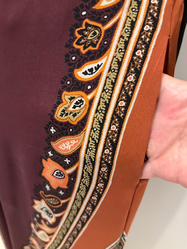 ETRO Italy Şal Desenli Multicolor Pantolon
