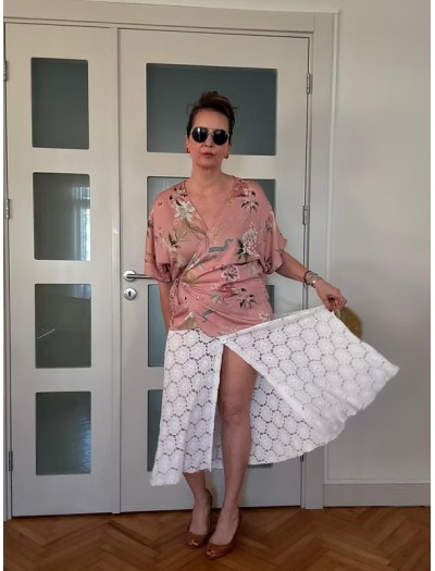 Vintage Full Güpür Dantel Etek