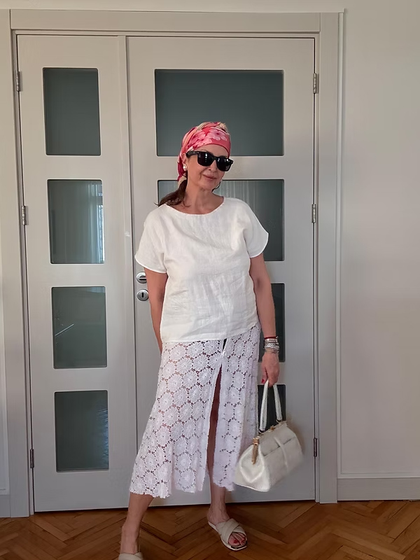 Vintage Full Güpür Dantel Etek