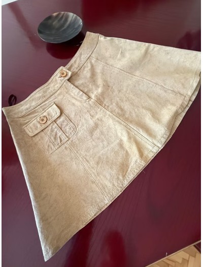 Morgan de Toi Vintage 2000's Y2K Süet Etek