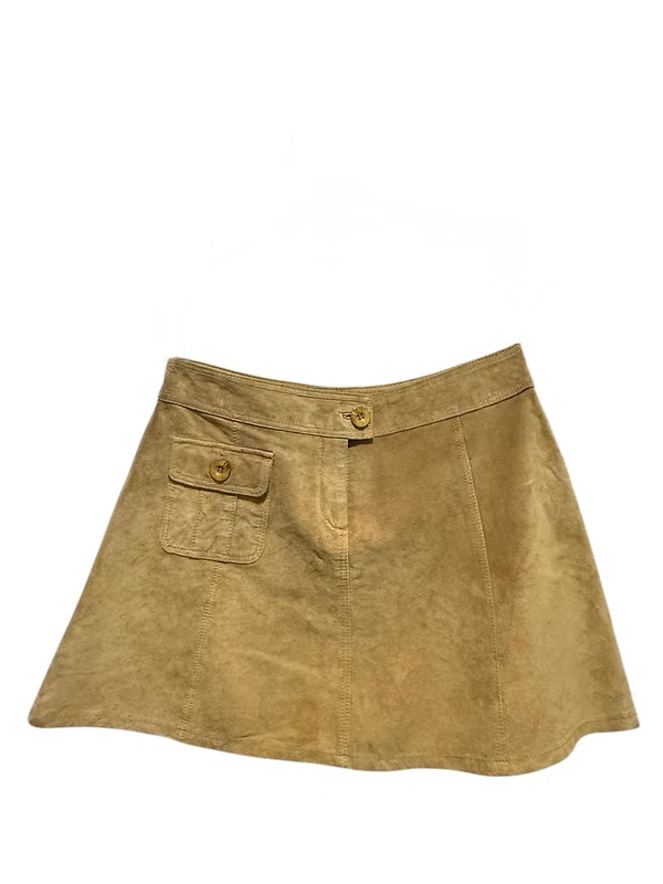 Morgan de Toi Vintage 2000's Y2K Süet Etek