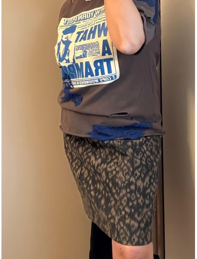 Vintage Leopar Kalem Etek