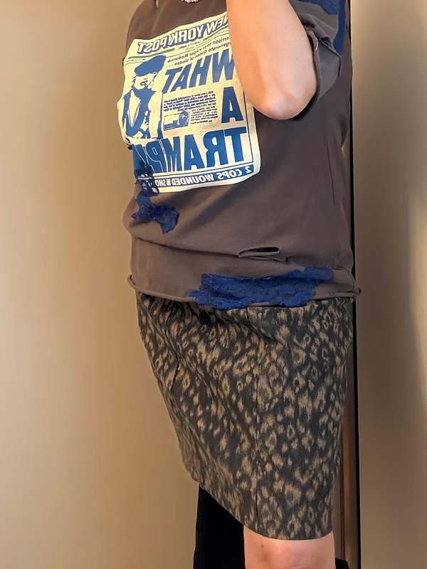 Vintage Leopar Kalem Etek