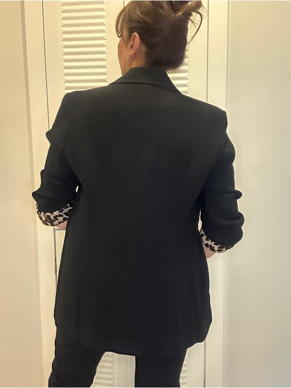 Vintage Leopar Astarlı Ceket