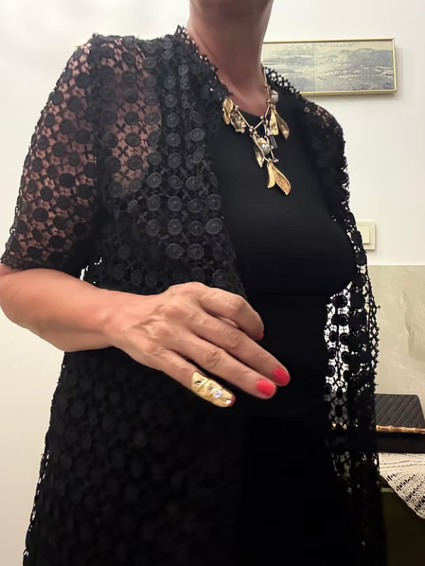 Vintage Full Güpür Dantel Kimono / Ceket