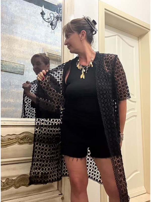 Vintage Full Güpür Dantel Kimono / Ceket