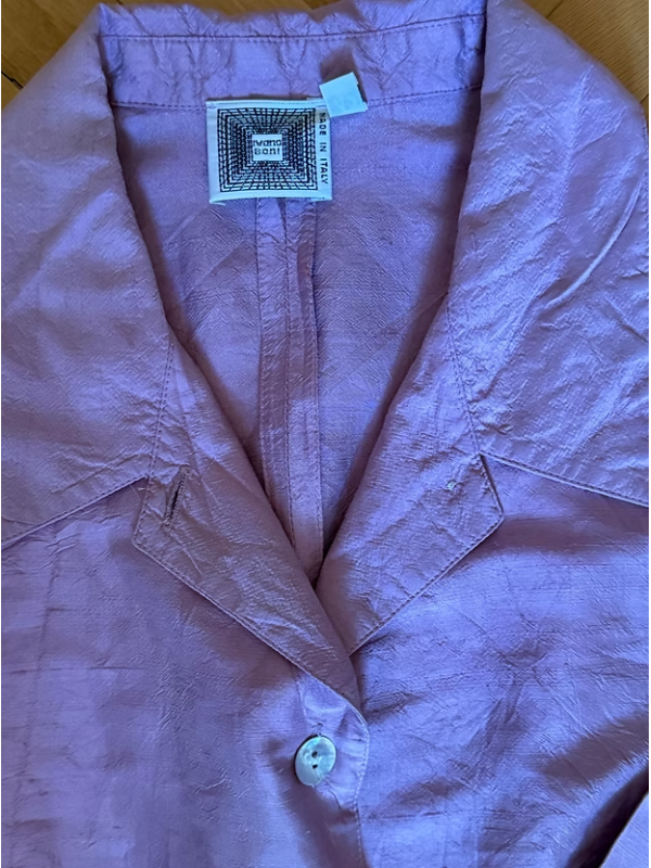 Vintage Tafta Crop Ceket