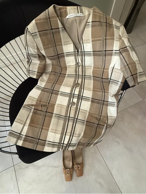 Vintage Marks & Spencer Ekose Ceket