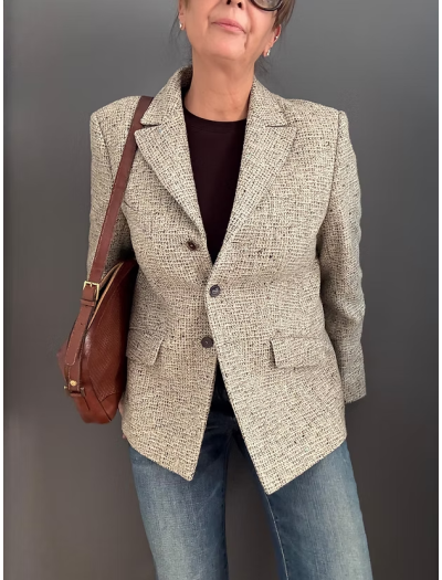 Vintage Dokulu Ceket