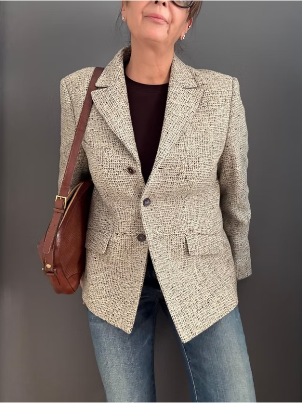 Vintage Dokulu Ceket