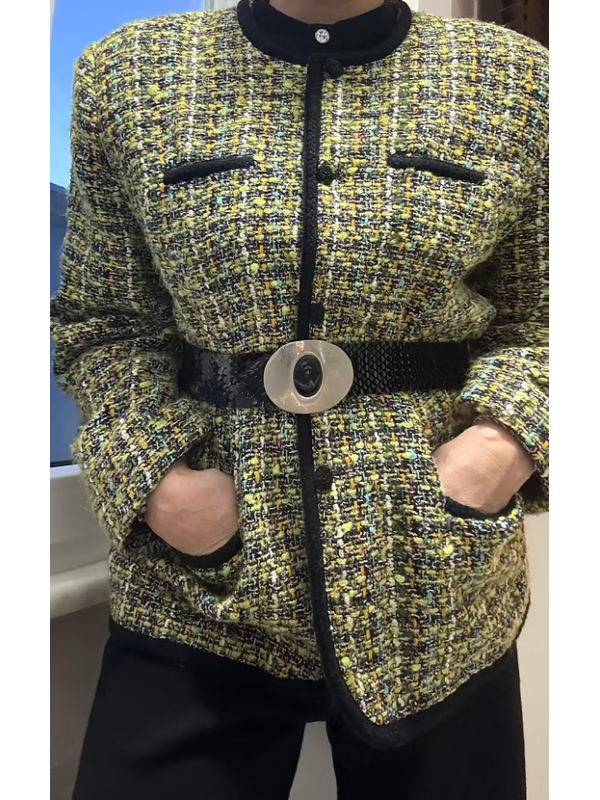 Vintage Oversize Tüvit Ceket